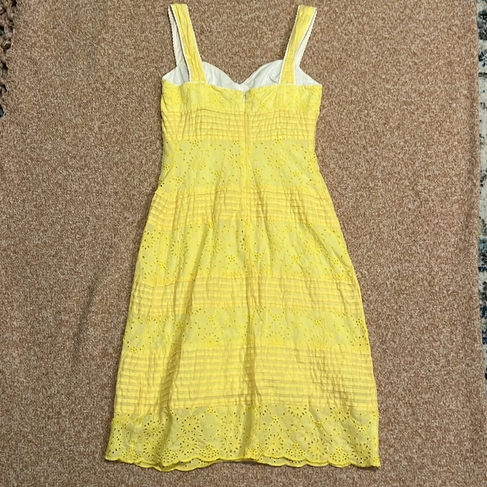 Lilly Pulitzer Yellow Eyelet Sundress - Picture 6 of 8